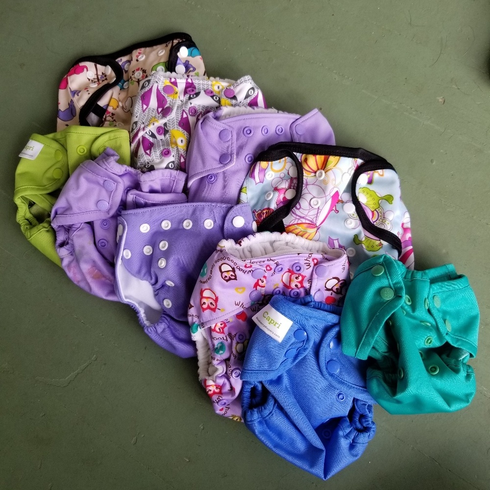10 Cloth Diapers